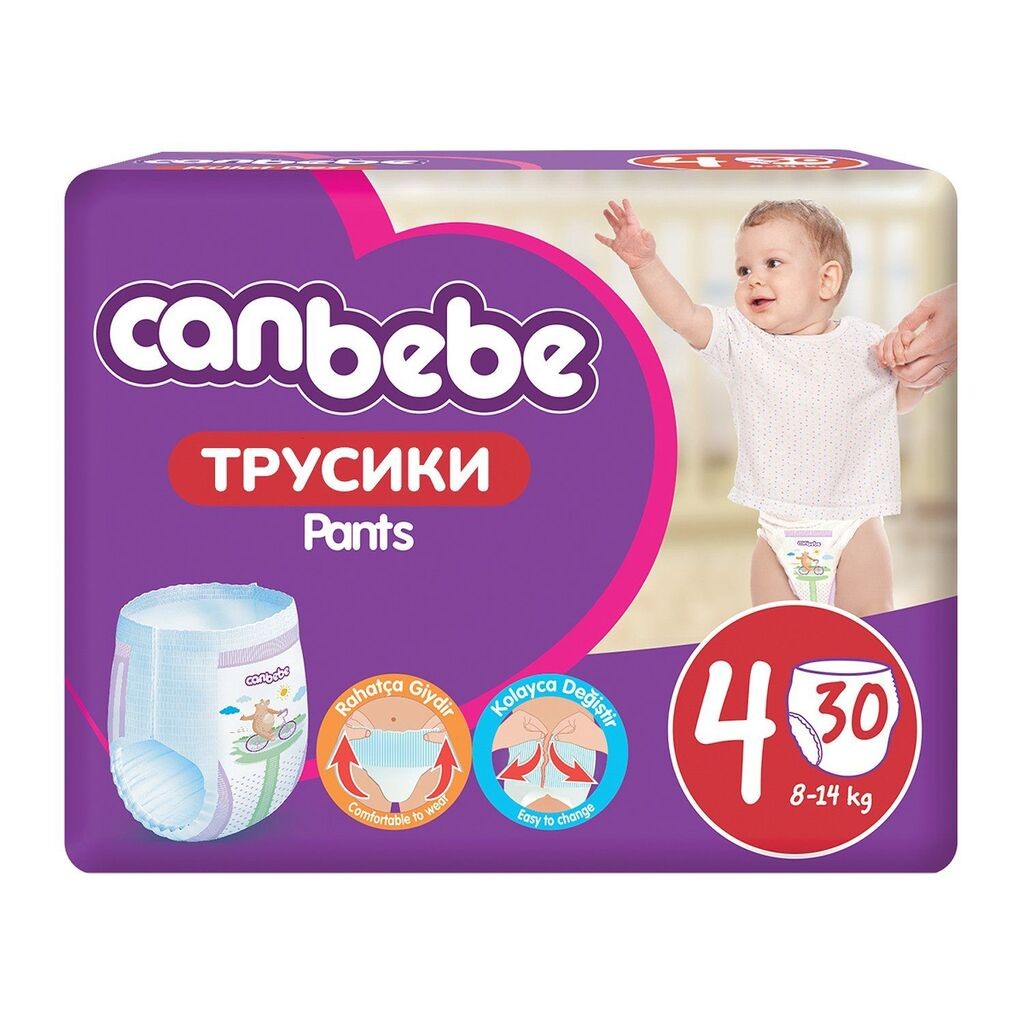 Canbebe Pants Бр.4 8-14Kg, 30 Гаќички