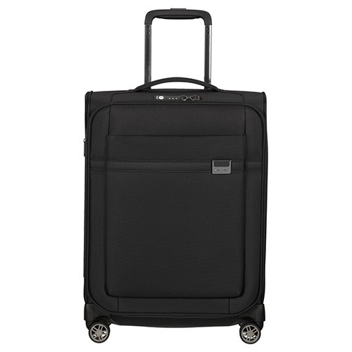 SAMSONITE Куфер, 4 тркала, Мека, AIREA, 133623/1041, 40*55*20цм, Црна