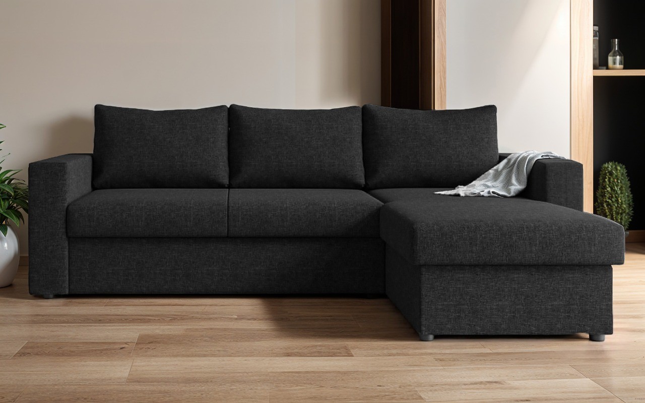 Аголна гарнитура малага црна