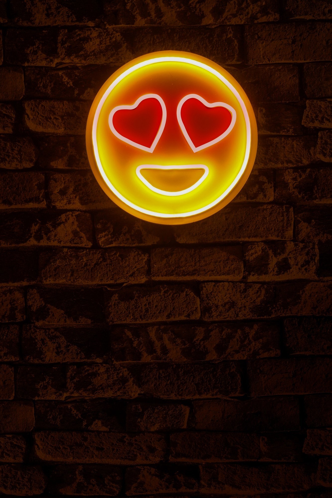 Wallity Wall LED декорација Love Smile, IP67, 375 cm 12V, 470 lm, жолта