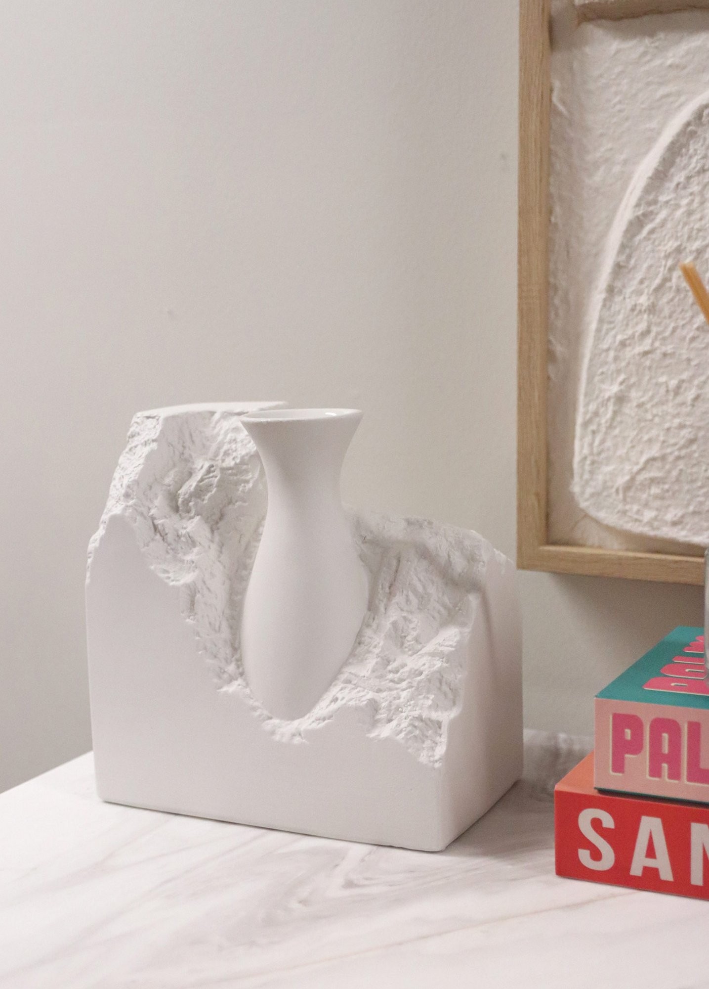 Вазна Aberto Design LCA0005, 20x12x20 см, бела