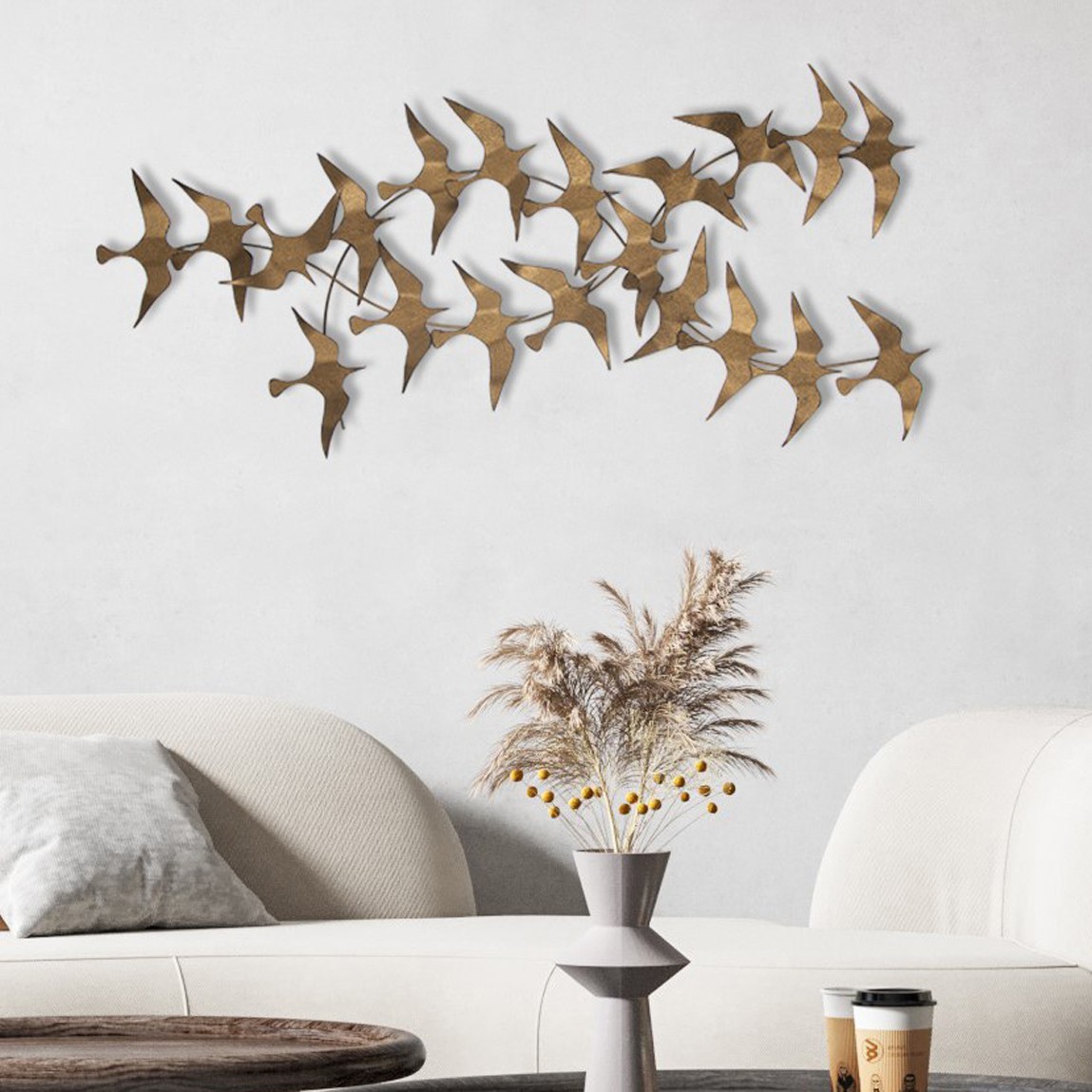 Wallity декорација за dzид Сахика, 112x11x50 см, шарена