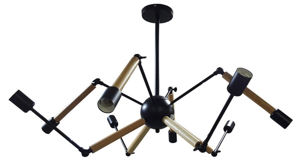 OnLight Лустер црн max. 8x40W E27 OL19204/8