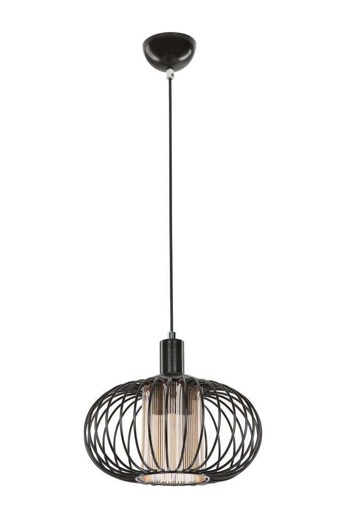 Alfa Electric Единечен висечки лустер Е27 црн- жичан