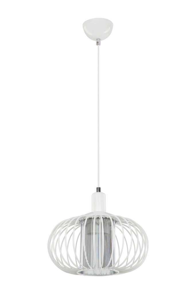 Alfa Electric Единечен висечки лустер Е27 бел- жичан