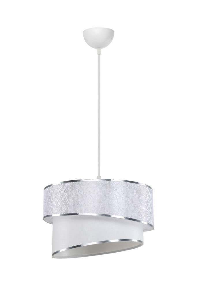 Alfa Electric Единечен висечки лустер Е27- сив со сребро