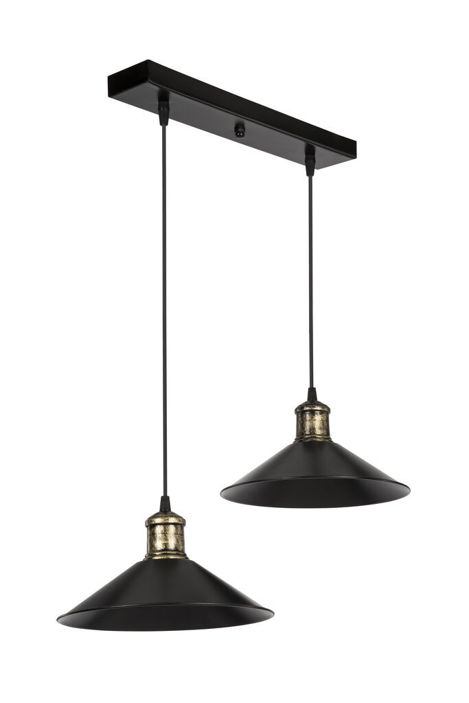 Alfa Electric Висечки лустер 2x Е27- црн