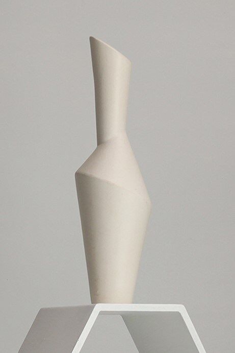 Вазна Aberto Design BSI227, 11x11x32 см, бела