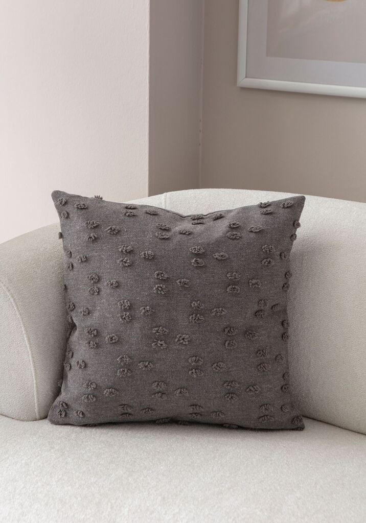 Декоративна навлака за перница „Аберто Дизајн", 43x43 см, сива