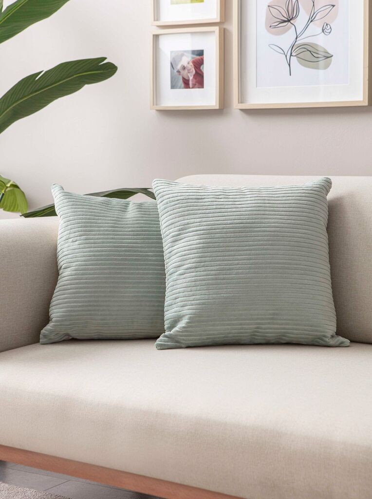 Комплет декоративни навлаки за перници Aberto Design 2029, 43x43 см, 2 парчиња, светло зелена