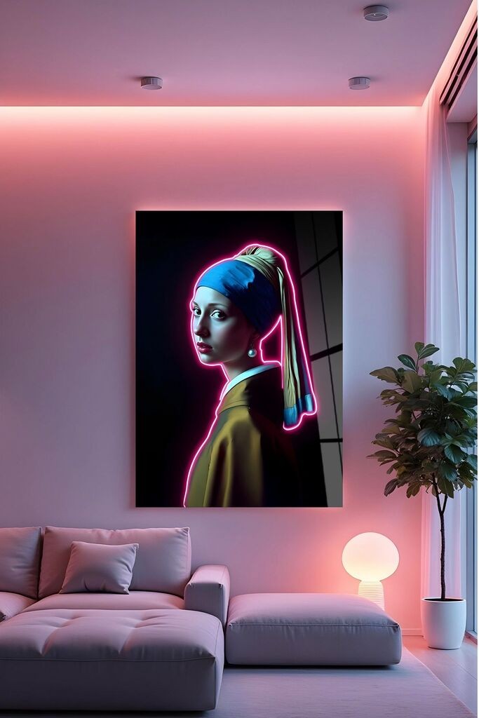 Слика Wallity Hhlneon0019, 60x90 см