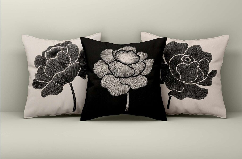 Комплет декоративни навлаки за перници Aberto Design Asr_plw25-32, 43x43 см, 3 парчиња, шарени