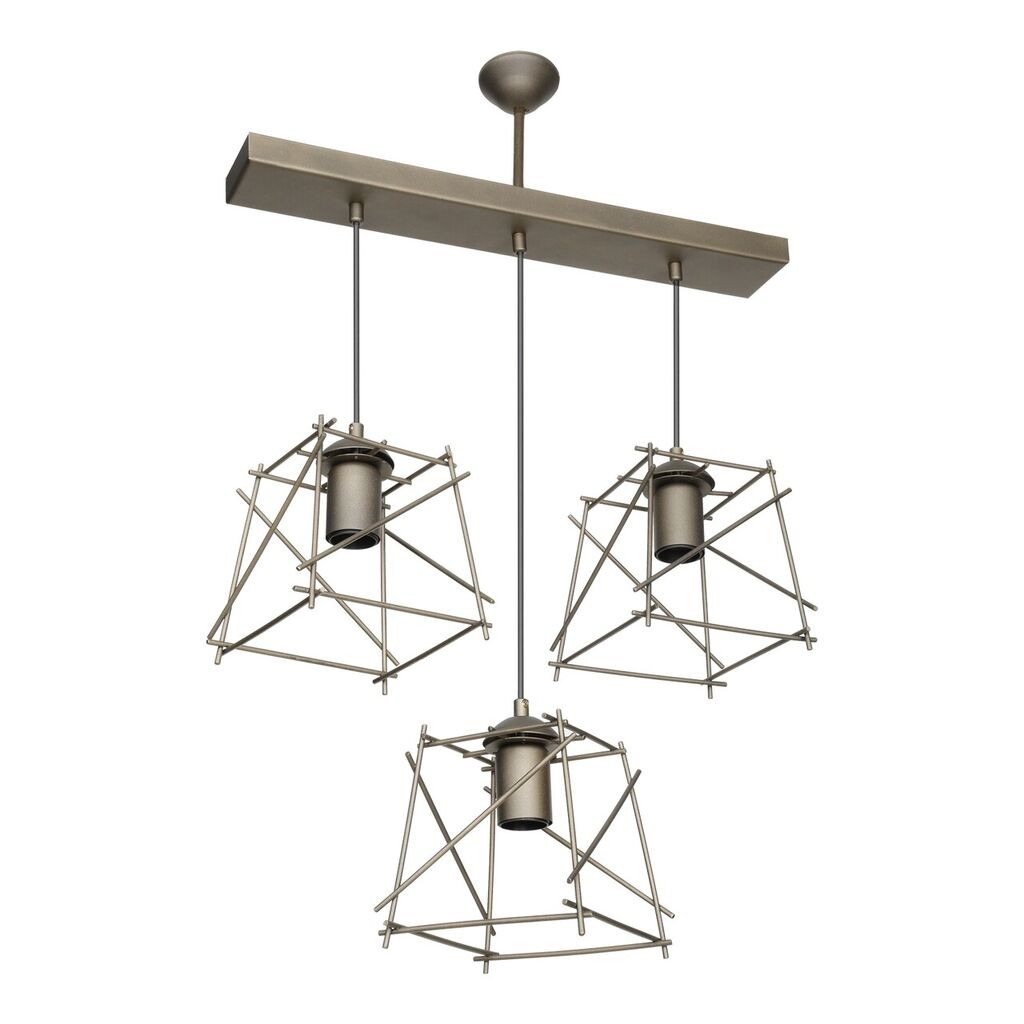 Alfa Electric Висечки лустер 3xЕ27 бронза-жичан