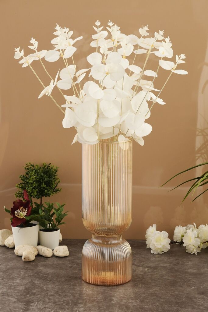 Aberto Design Vase Sapphire DV30B, 10x30x10 cm, златна боја