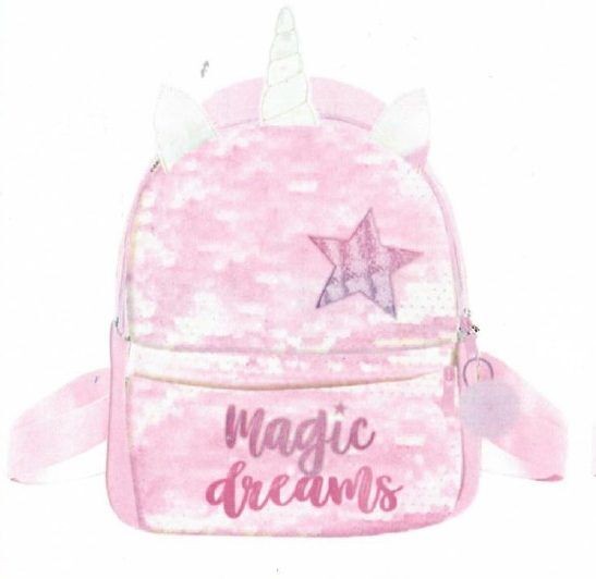 Ранец Еднорог – Волшебен Дизајн, Детски, Магичен Акцент, Розова