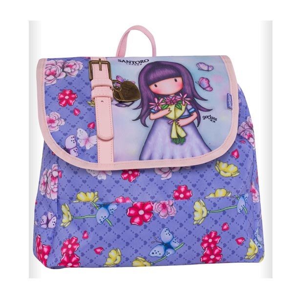 Ранец Мал – 1 Преграда, Отворање Со Магнет И Внатрешна Врвка, Полиестер 600D, Црна