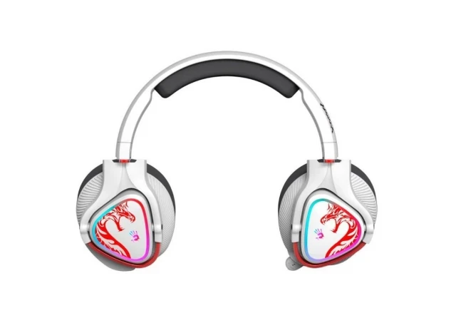 Слушалки A4 Tech MR720, Bloody Naraka, безжични за игри, , бели