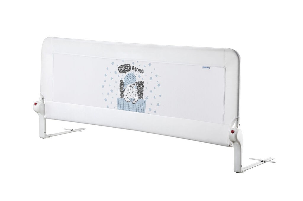 Заштитна ограда за кревет Aberto Design Kopekcik, 150x65 см, бела