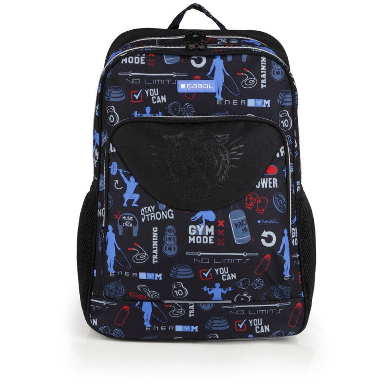 Ранец Училишен Training – Просторен, 2 Прегради, Термоформиран Заден Дел, Пластичен Заштитник, Водоотпорен, Сина