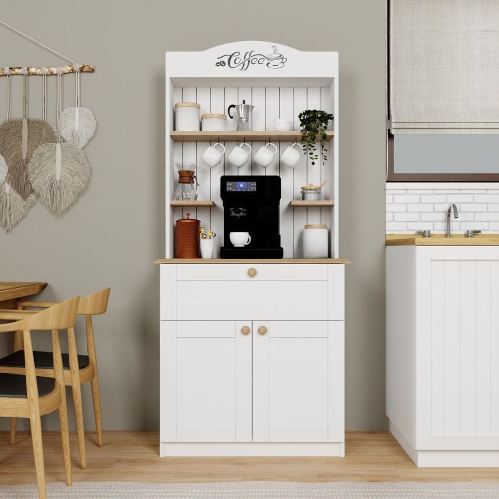 Кујнска полица Hanah Home Lucas 1600-93, 80x100x42 см, бела