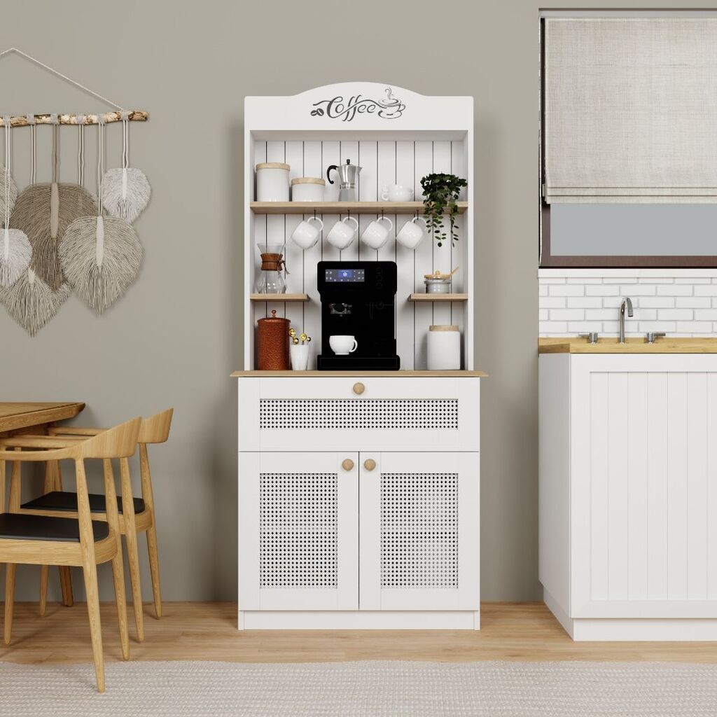 Кујнска полица Hanah Home Lucas 1600-148, 80x100x42 см, бела