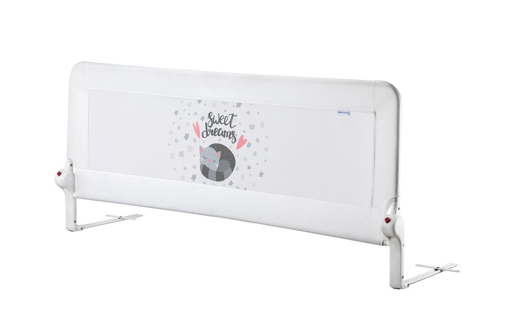 Аберто Дизајн Ограда за кревет Кедиџик, 150x65 см, бела