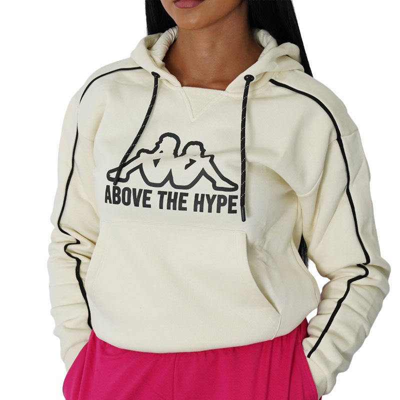 Kappa Женски дуксер Logo Gradiel, Бел