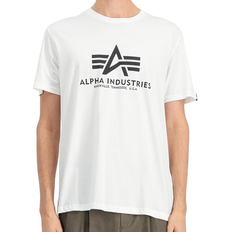 Машка маица Алфа, основна, бела