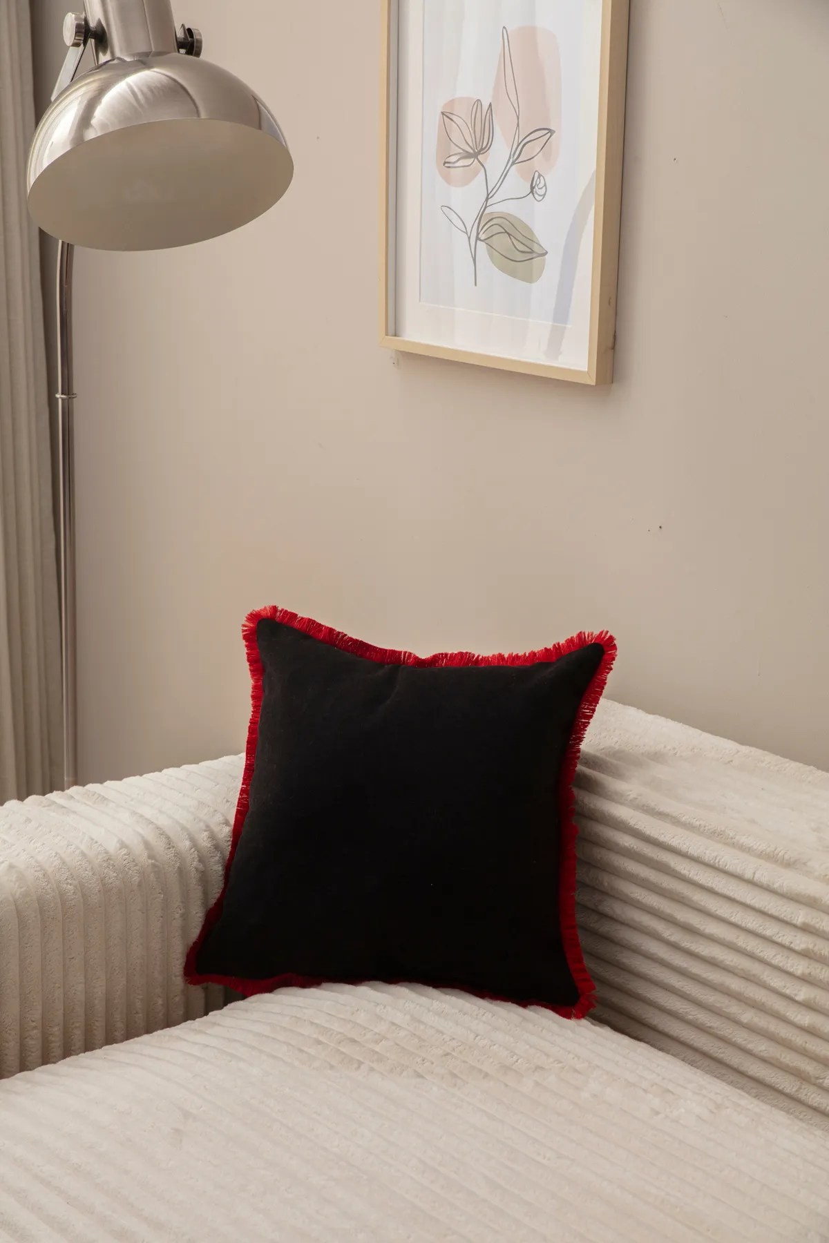 Aberto Design Навлака за перница 43x43cm црна