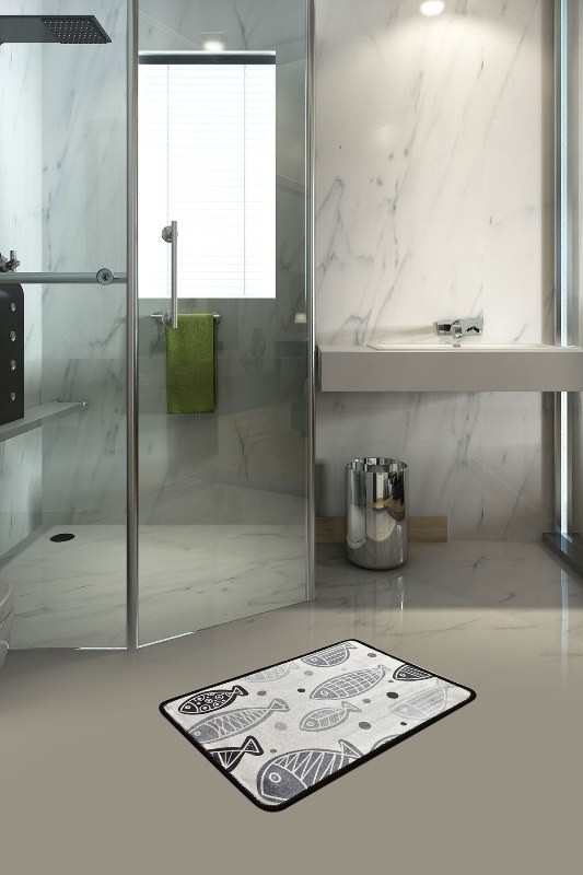 L'essentiel Maison тепих за бања 40x60cm Шарена