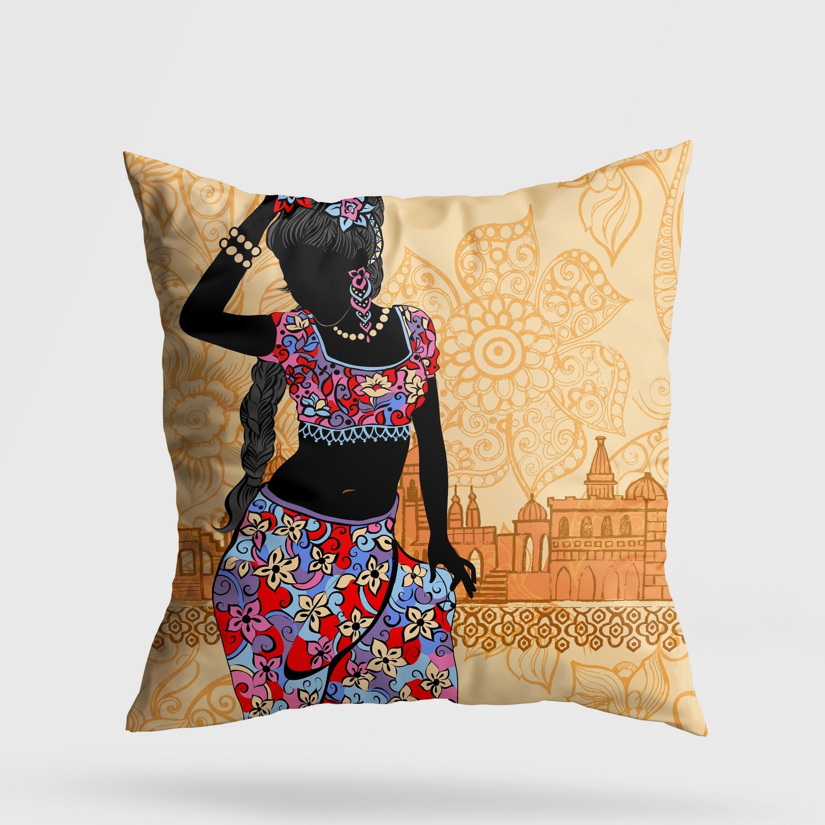 Перница Аберто Дизајн 43x43см во боја