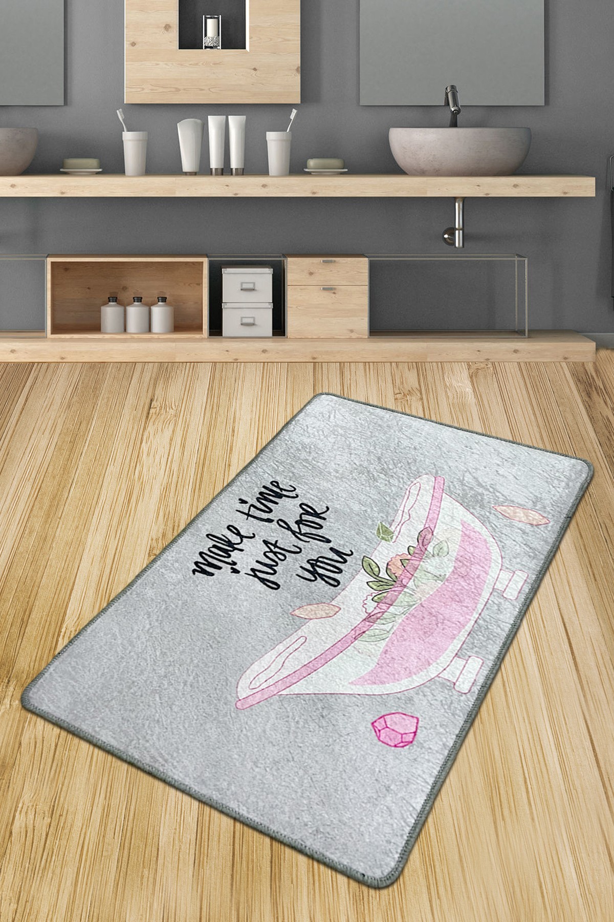 Простирка за бања L'essentiel Maison 70x120cm Шарена