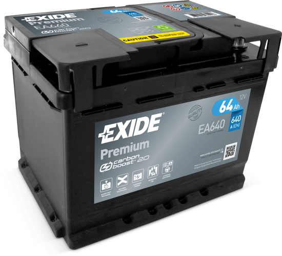 EXIDE Акумулатор Premium 12V 61ah 600a D+