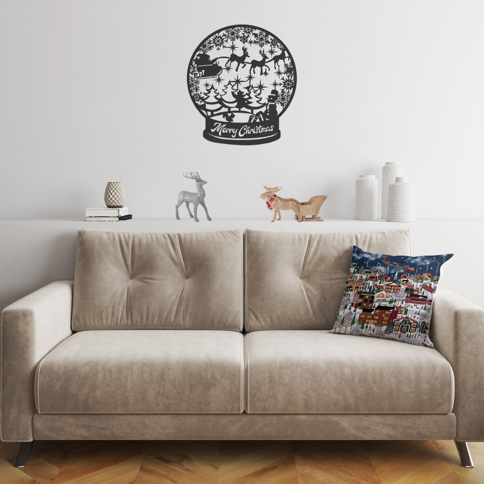 Перница Аберто Дизајн 43x43 см во боја