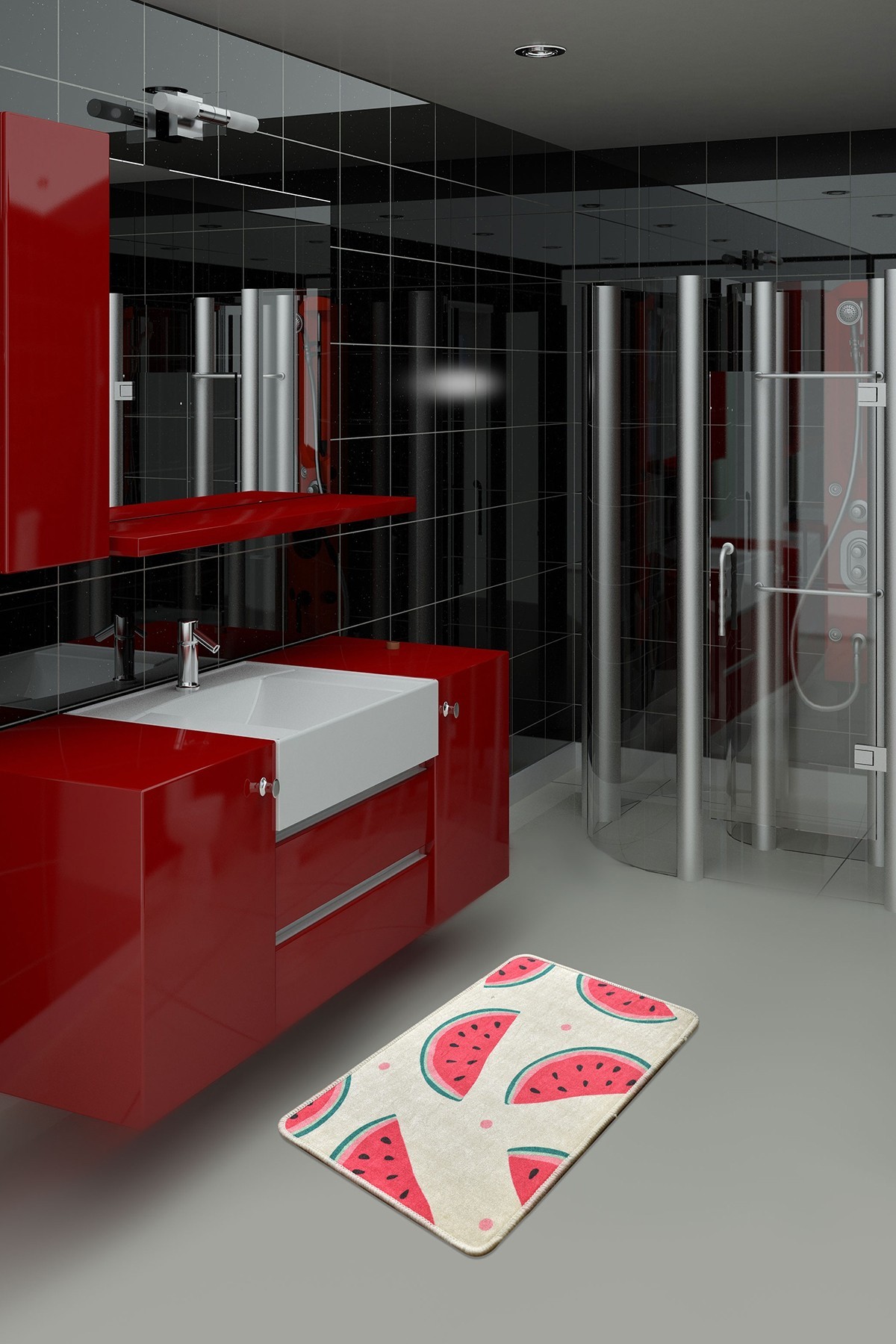 L'essentiel Maison тепих за бања 40x60cm Шарена