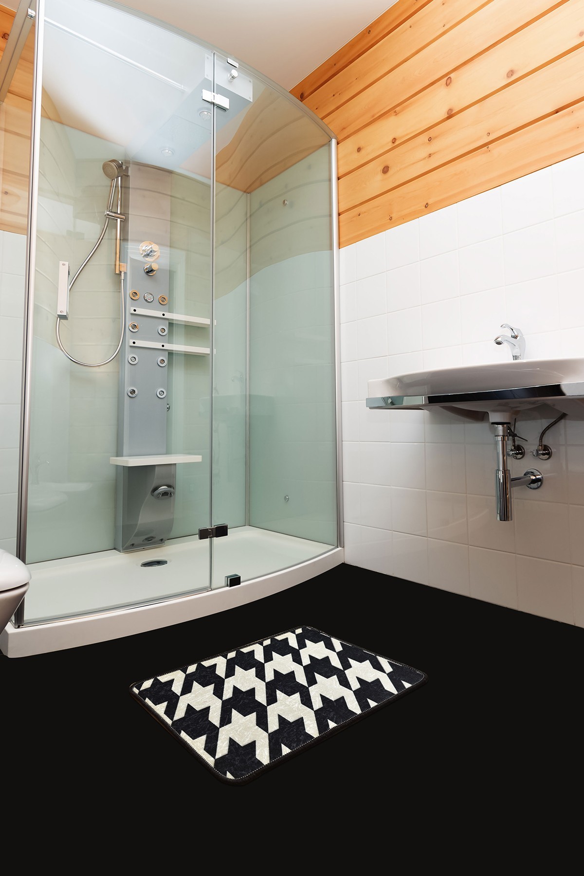 L'essentiel Maison тепих за бања 40x60cm Шарена