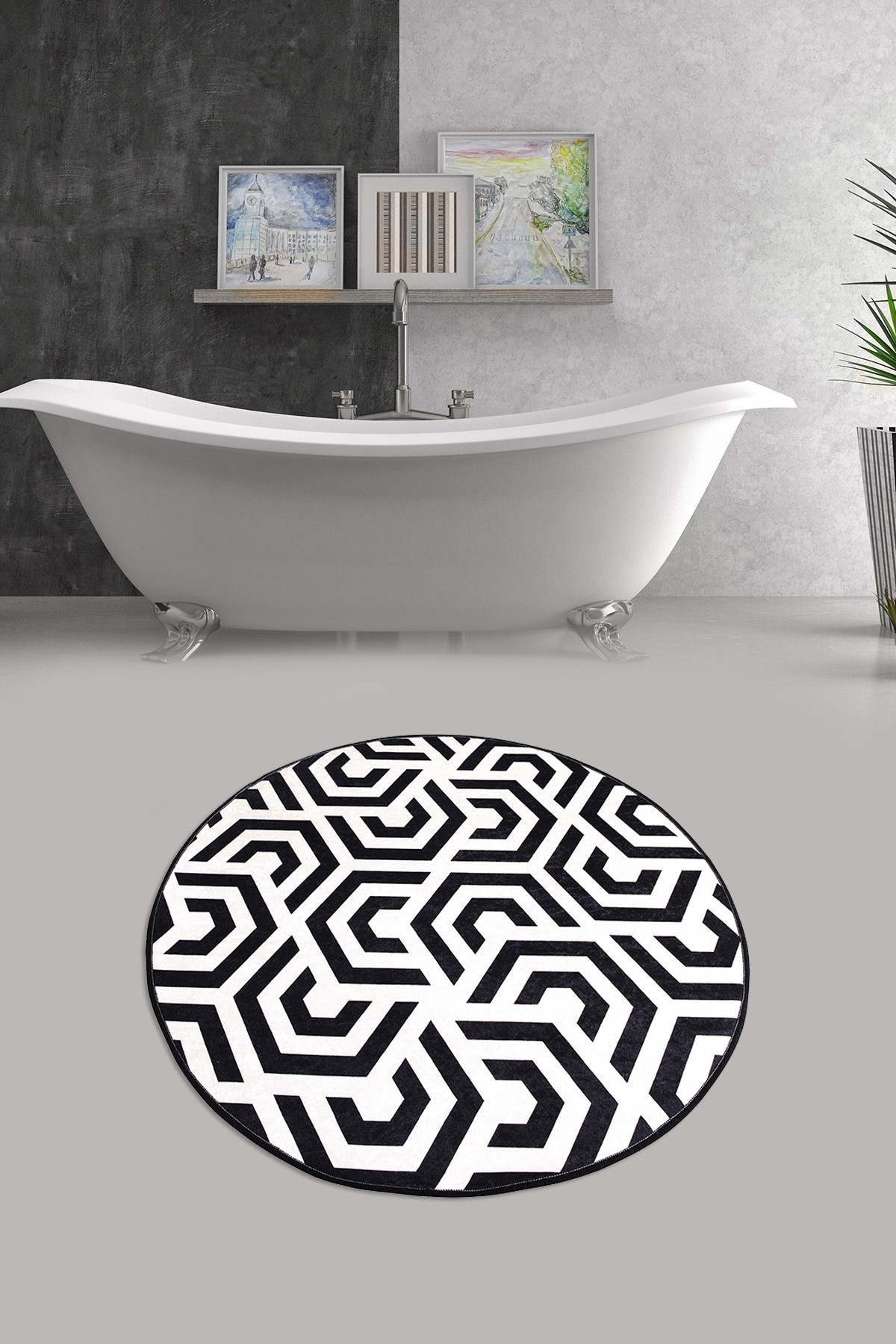 Простирка за бања L'essentiel Maison 100cm Шарена