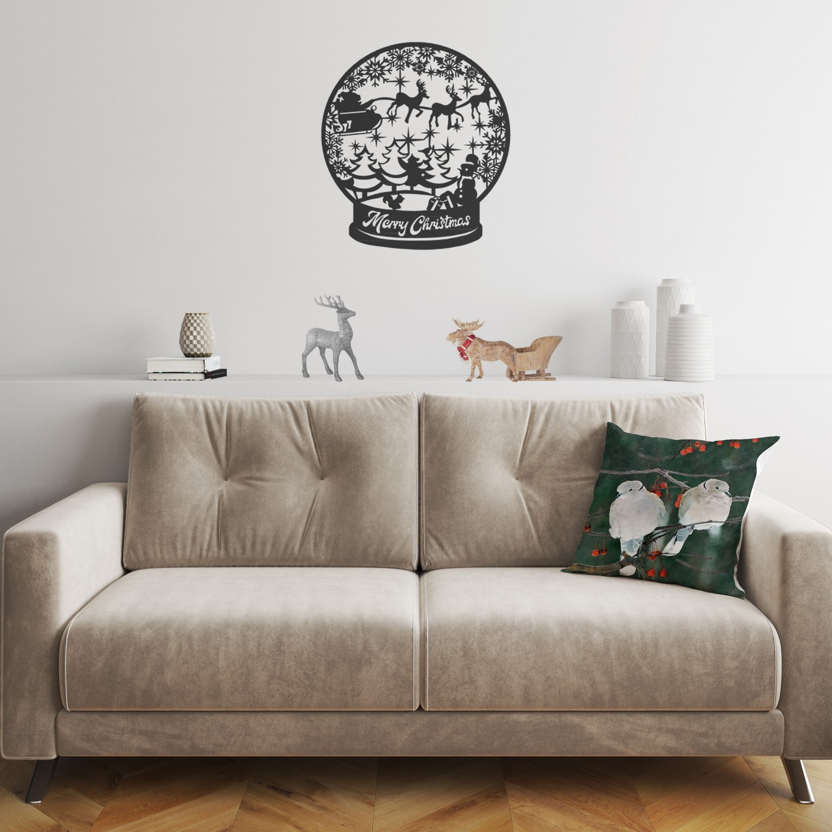 Перница Аберто Дизајн 43x43см во боја