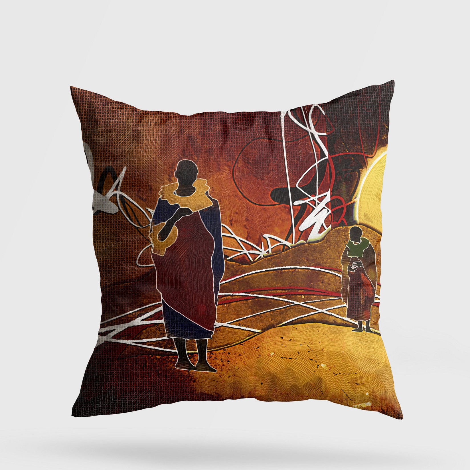 Перница Аберто Дизајн 43x43см во боја