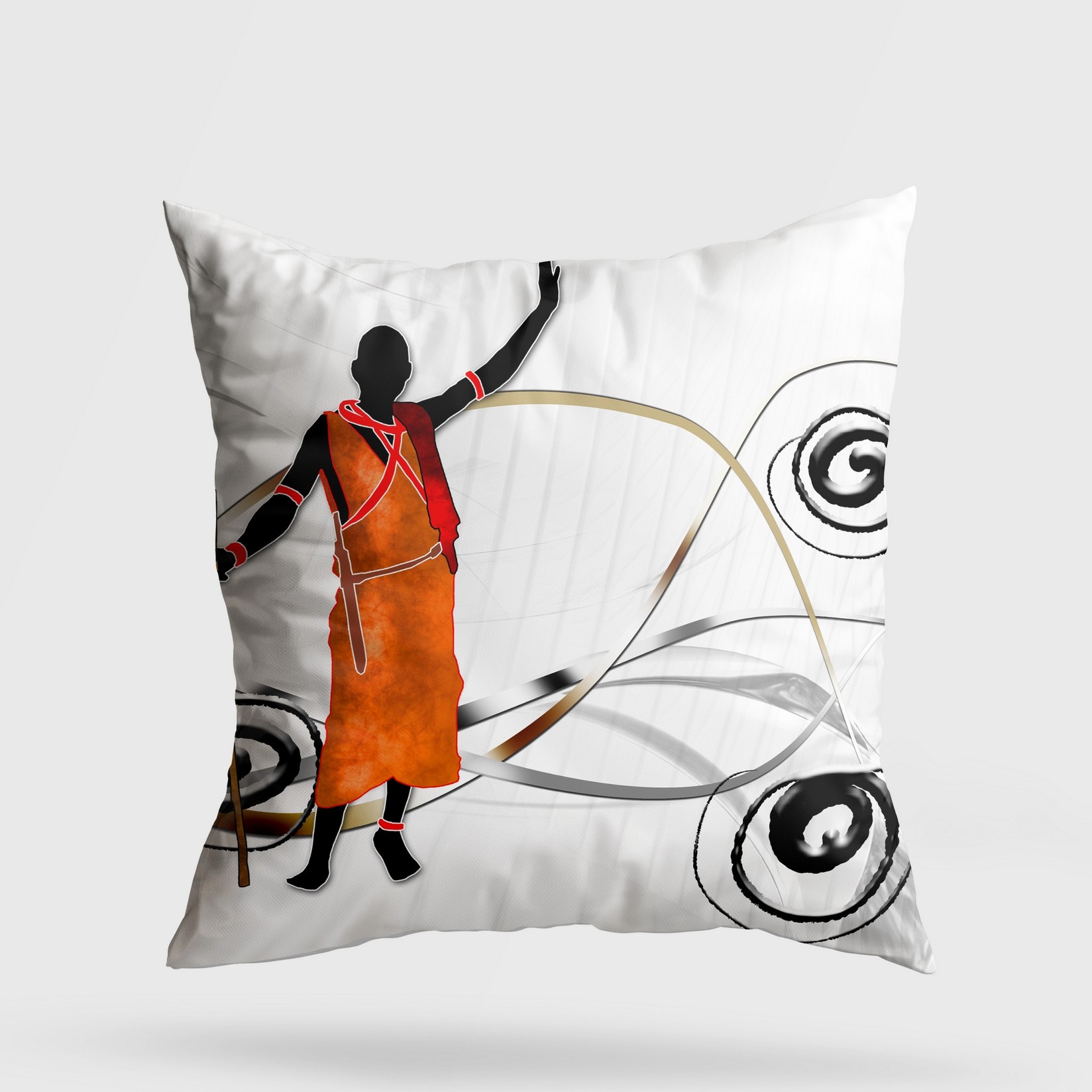 Перница Аберто Дизајн 43x43см во боја