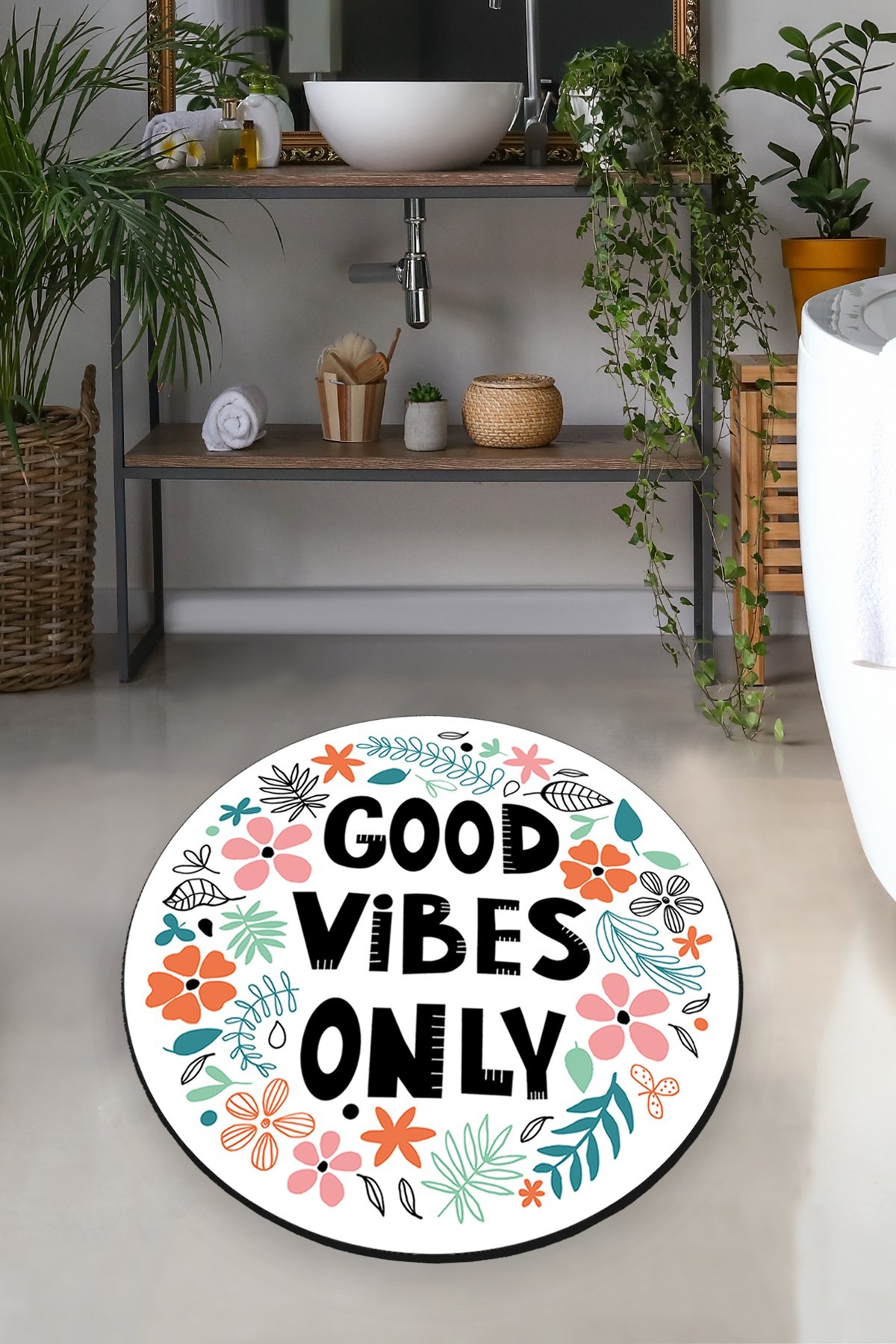 Простирка за бања L'essentiel Maison 160cm Шарена