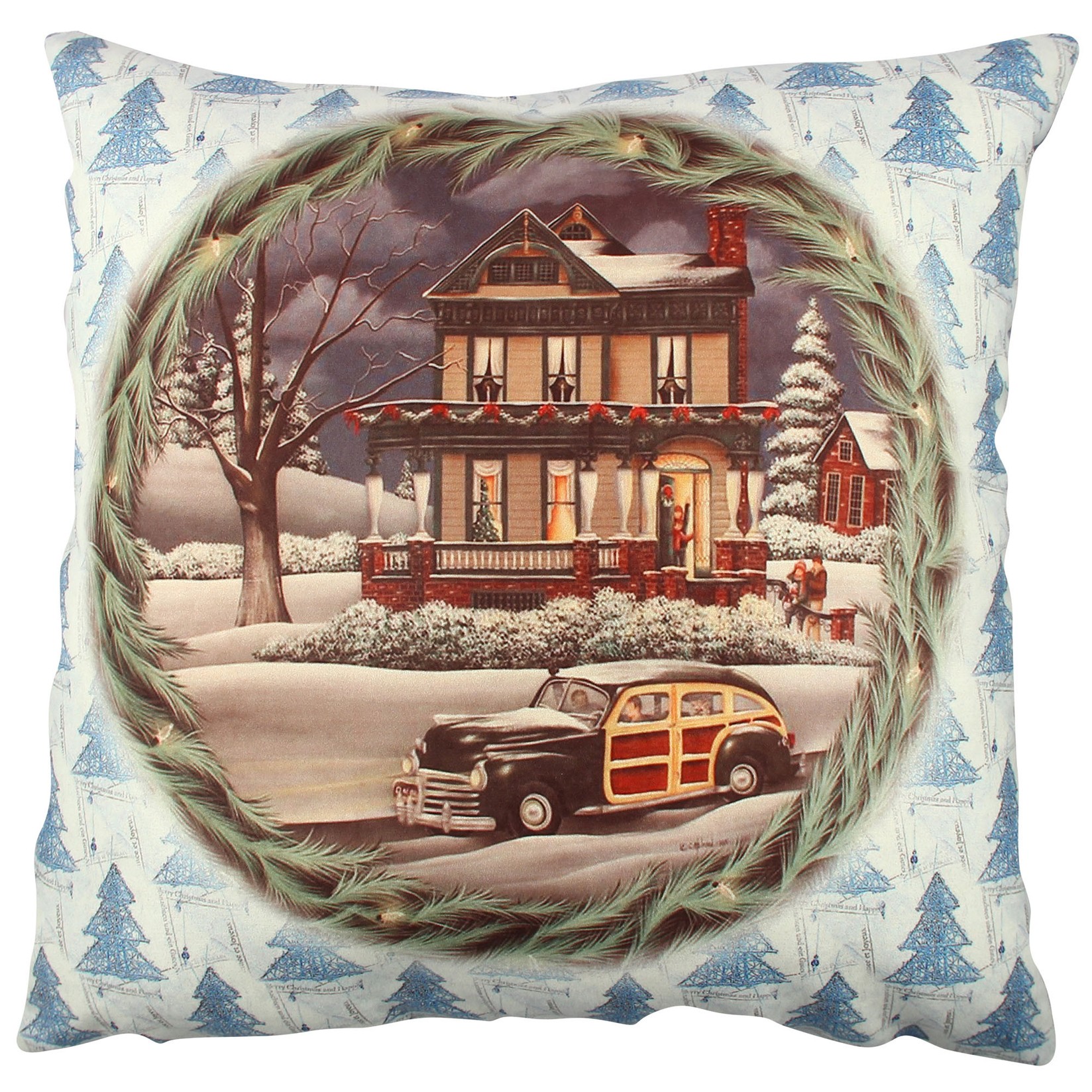 Перница Аберто Дизајн 43x43см во боја