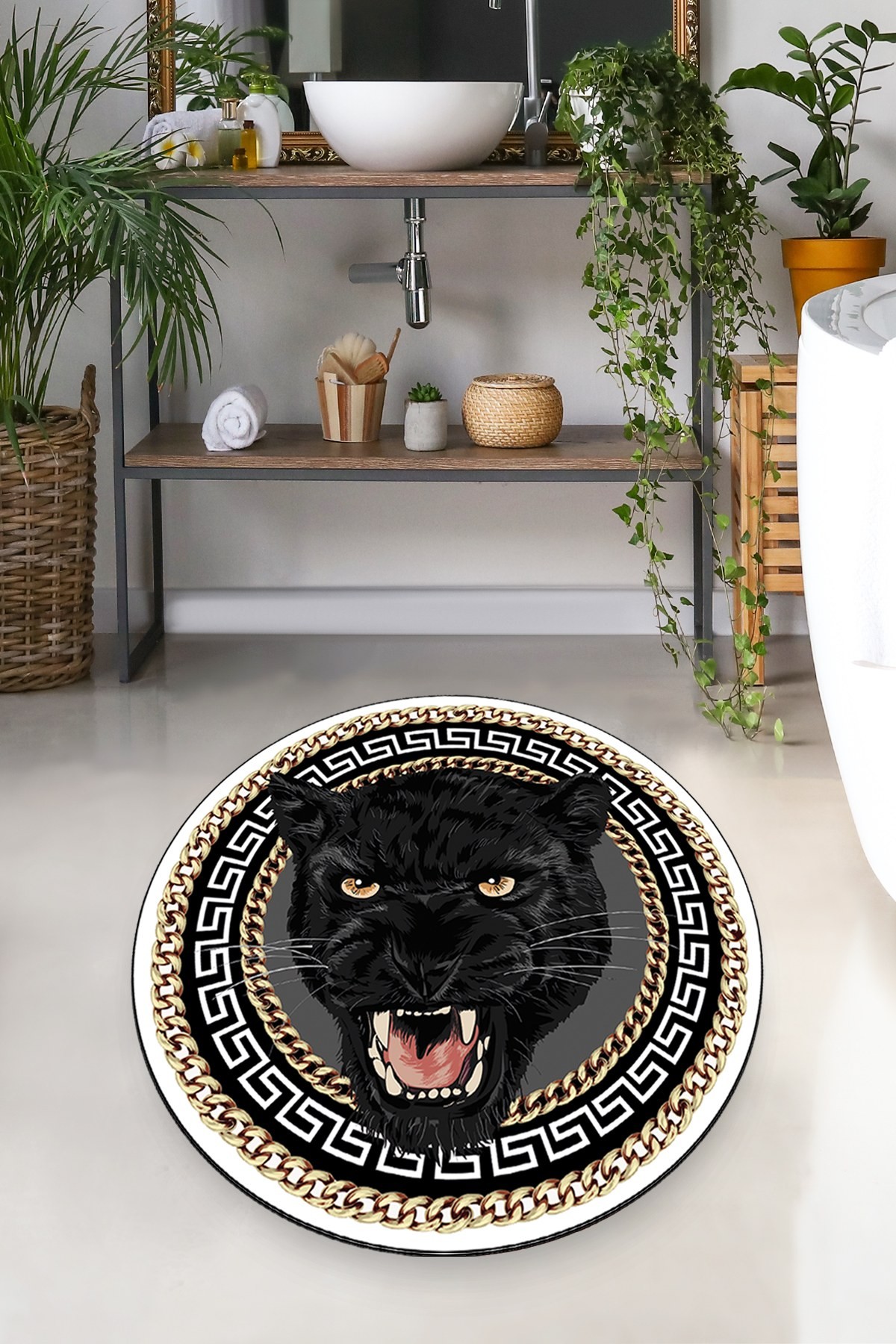 Простирка за бања L'essentiel Maison 160cm Шарена