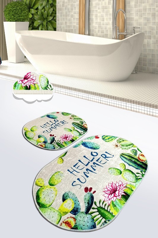 L'essentiel Maison Сет од 2 килими за бања Шарени