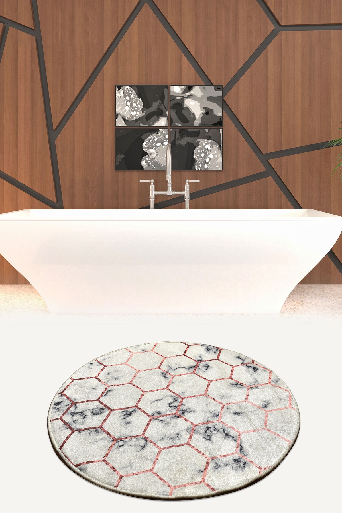 Простирка за бања L'essentiel Maison 100cm Шарена