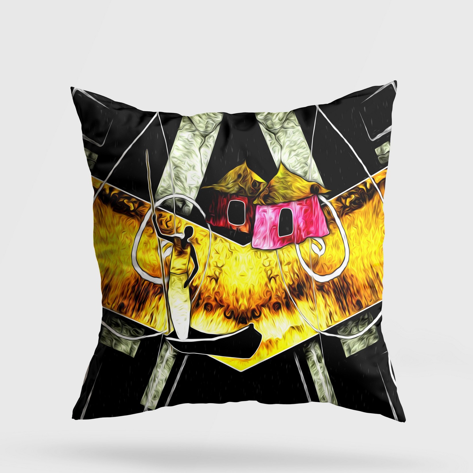 Перница Аберто Дизајн 43x43 см во боја