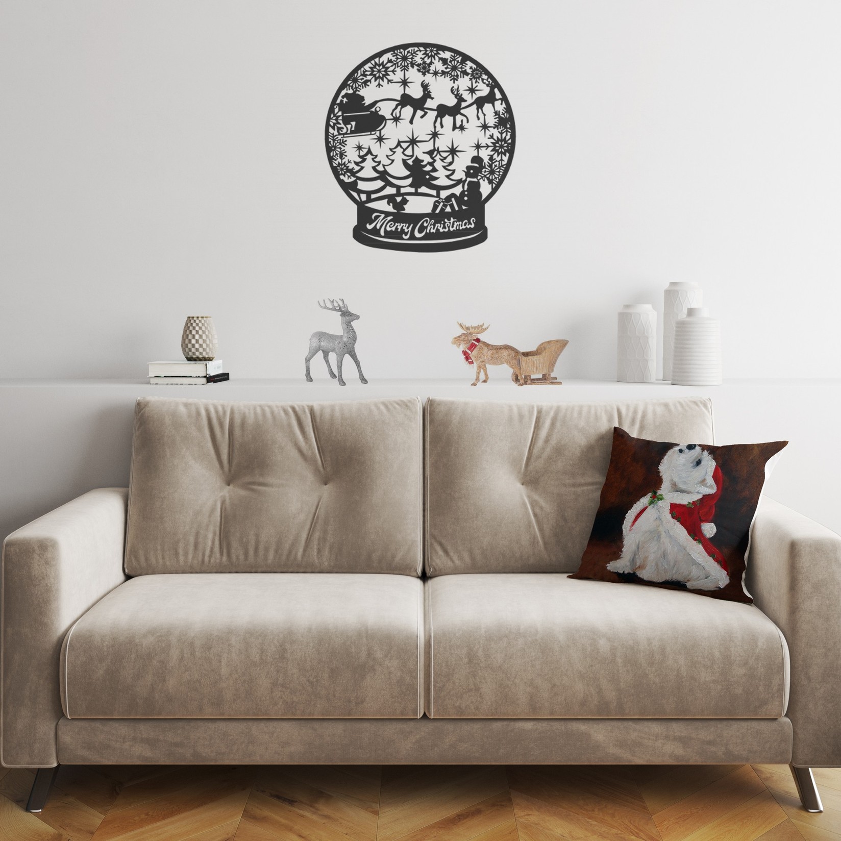 Перница Аберто Дизајн 43x43см во боја