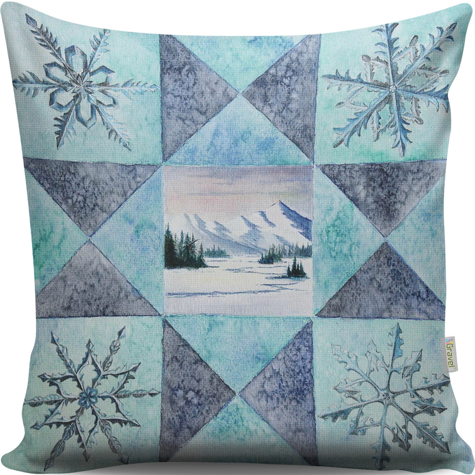 Перница Аберто Дизајн 43x43см во боја