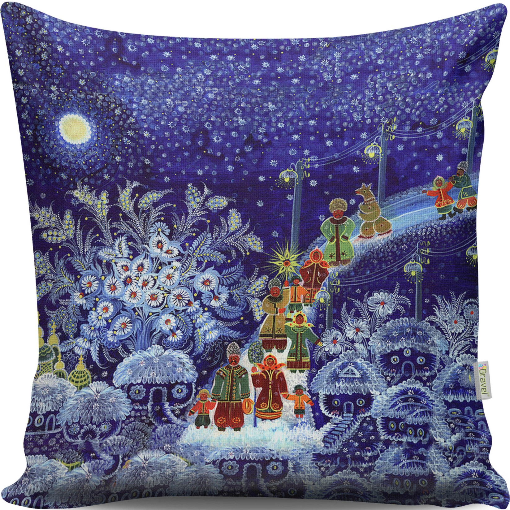 Перница Аберто Дизајн 43x43 см во боја