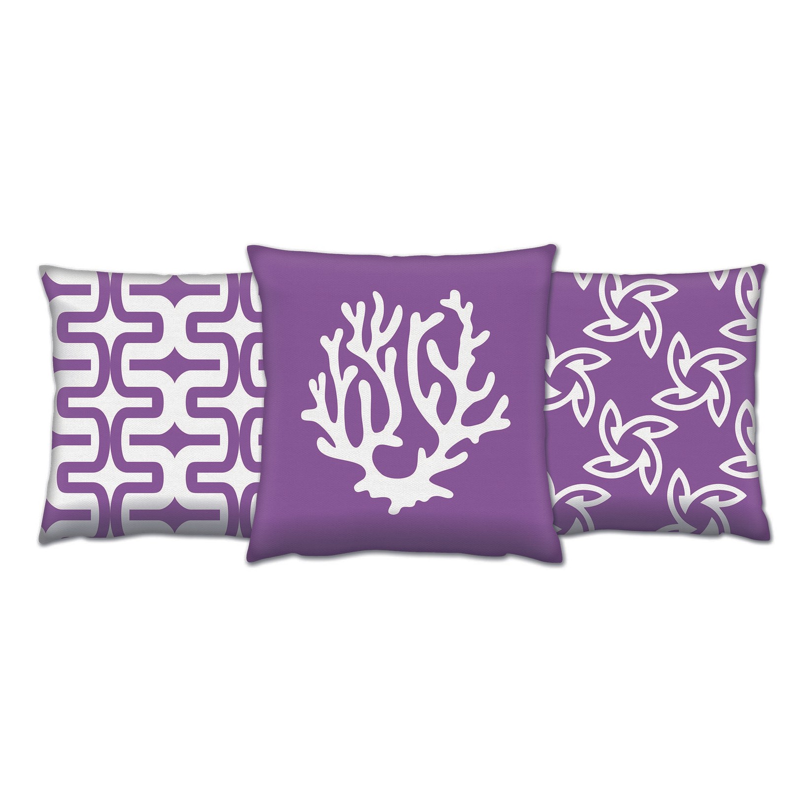 Комплет од 3 перници Aberto Design 43x43cm Шарени